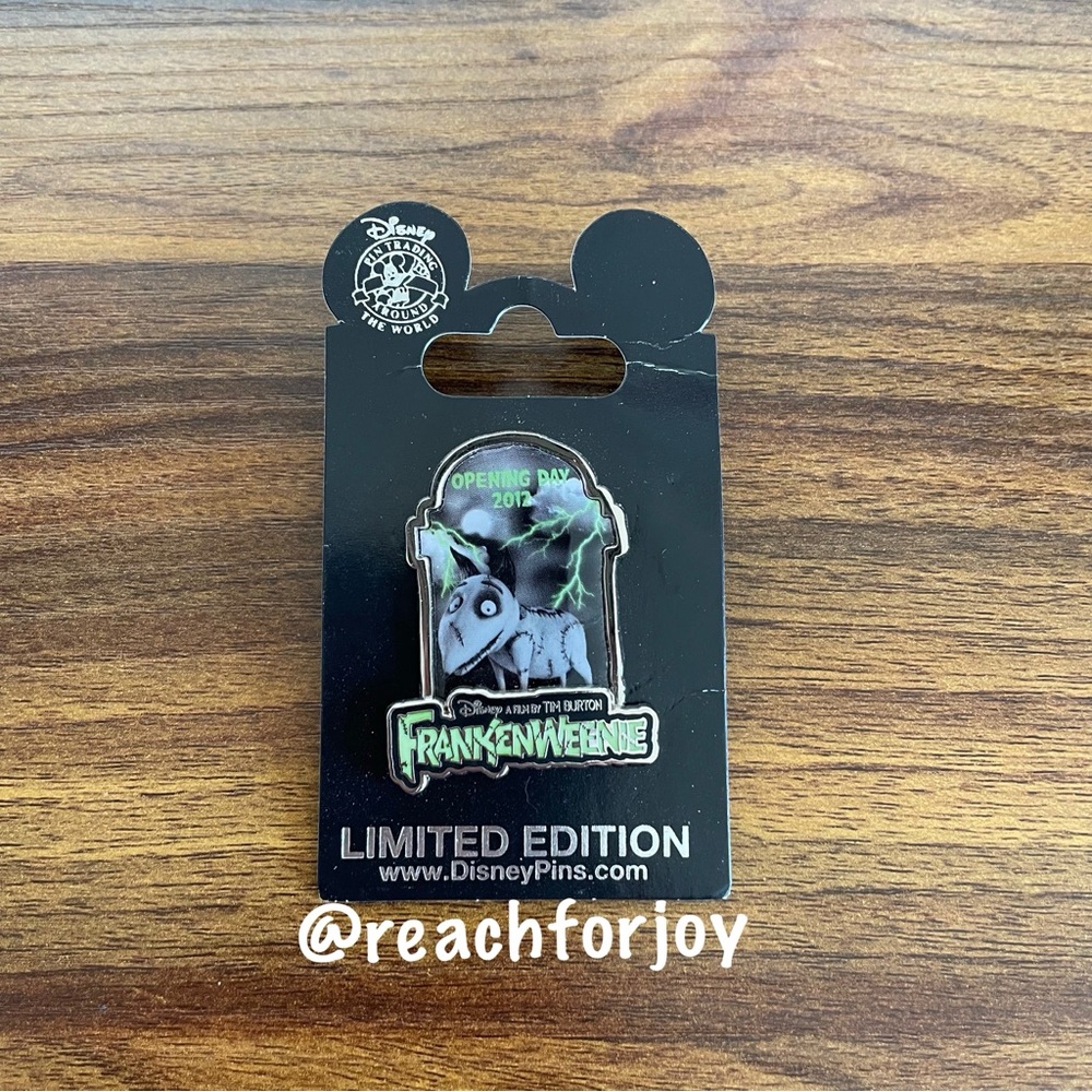 Frankenweenie Sparky Disney Pin Opening Day 2012 Tim Burton Limited Edition 1000